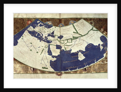 Map of the known world by Ptolemy