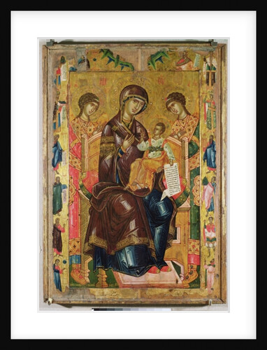 Icon of the Virgin and Child with Archangels and Prophets, 1578 by Longin Longin