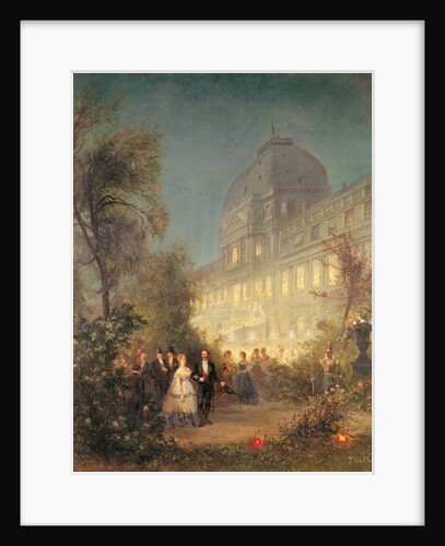 Evening Party at the Tuileries, 10th June 1867 by Pierre Tetar van Elven