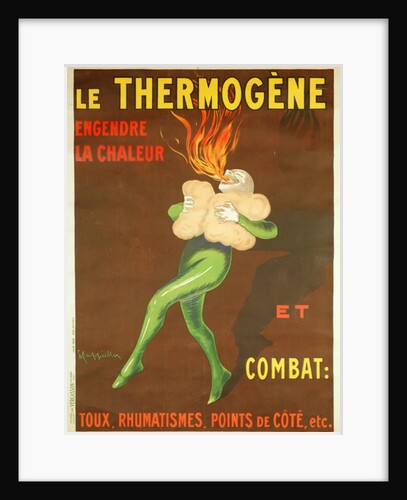 Poster advertising the 'Thermogene' heating pad, 1926 by Leonetto Cappiello