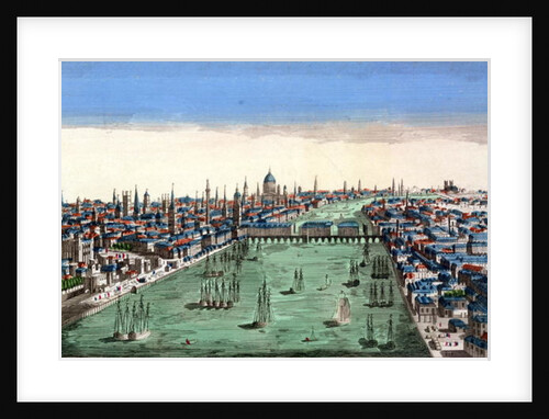General View of London by French School