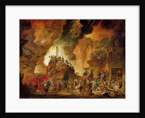 The Triumph of the Guillotine in Hell by Nicolas Antoine Taunay