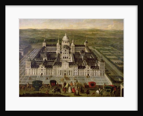 View of El Escorial by Spanish School