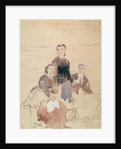 The Three Petroleuses, after 1870 by Daniel Urrabieta Vierge