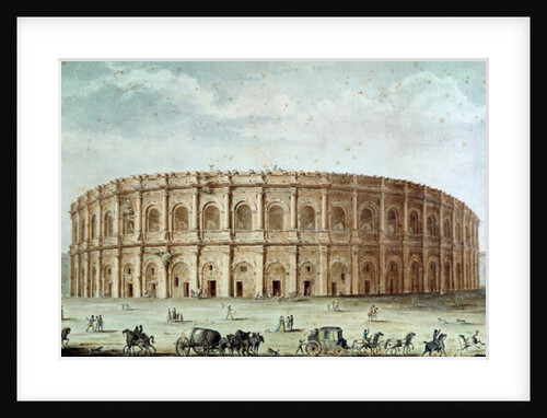 View of the Roman Amphitheatre by Alphonse de Seynes