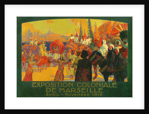 The National Colonial Exhibition, Marseille, April-November 1916, 1922 by David Dellepiane