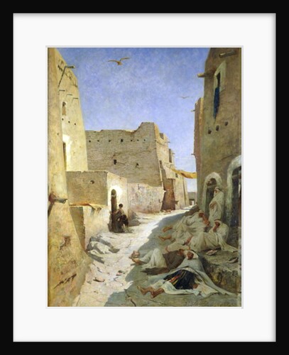 The Bab-El-Gharbi Road, Laghouat, 1859 by Eugene Fromentin