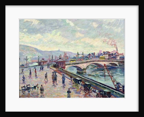 The Seine at Rouen by Jean Baptiste Armand Guillaumin