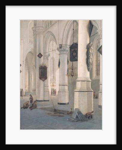 Church Interior by Emanuel de Witte
