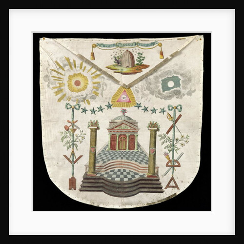 Apron of a Master of the Saint-Julien Lodge in Brioude by French School