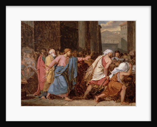 Jesus Driving the Merchants from the Temple by Jean-Germain Drouais