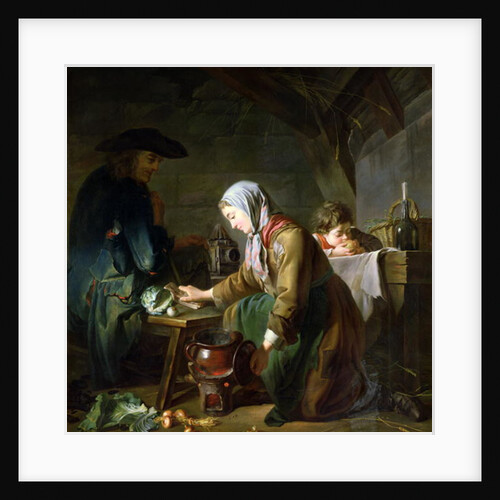 Preparing a Meal by Nicolas-Bernard Lepicie