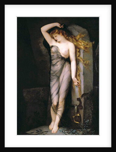 Velleda, before 1869 by Charles Voillemot