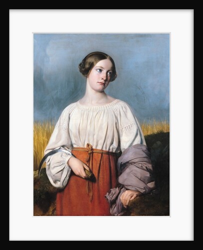 Harvester Holding her Sickle by Alexandre-Jean-Baptiste Hesse