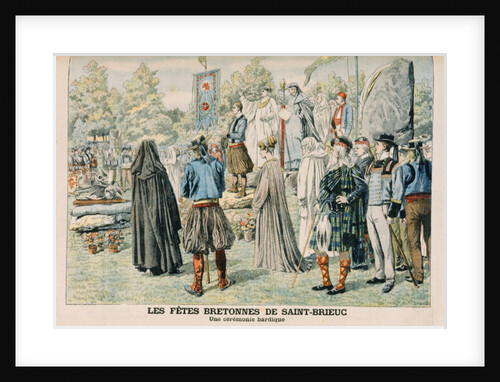 Bardic Ceremony at Saint-Brieuc, Brittany by French School