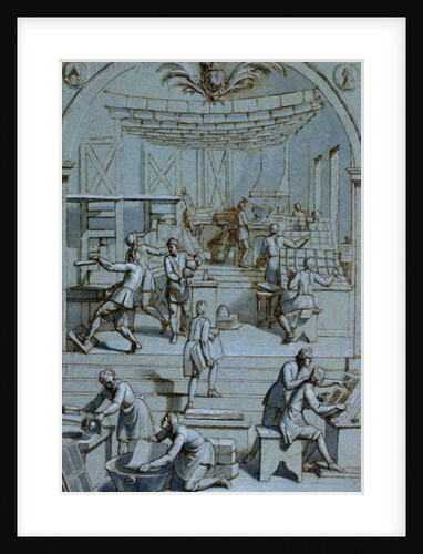 Frontispiece for the Royal Printing Works by French School