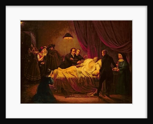 The Death of Mazet, 1821 by Henri Serrur