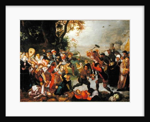The Battle Between Winter and Summer by Flemish School
