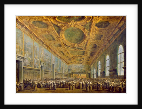 The Doge of Venice Thanking the Council, after 1775 by Francesco Guardi