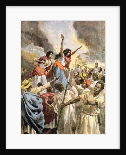 The Royal Princesses Preaching the Holy War in Madagascar by Oswaldo Tofani