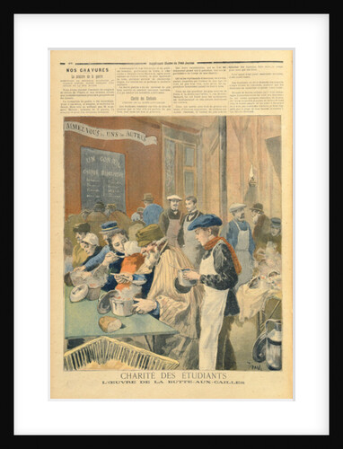 The Charity of the Students: The Soup Kitchen at Butte-aux-Cailles by Oswaldo Tofani