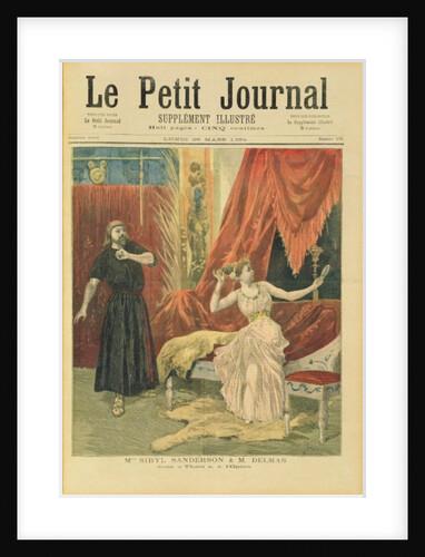 Mademoiselle Sibyl Sanderson and Monsieur Jean Francois Delmas by Oswaldo Tofani