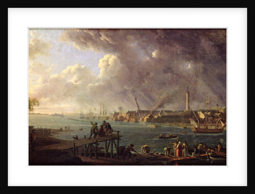View of the Port of Lorient by Jean-Francois Hue