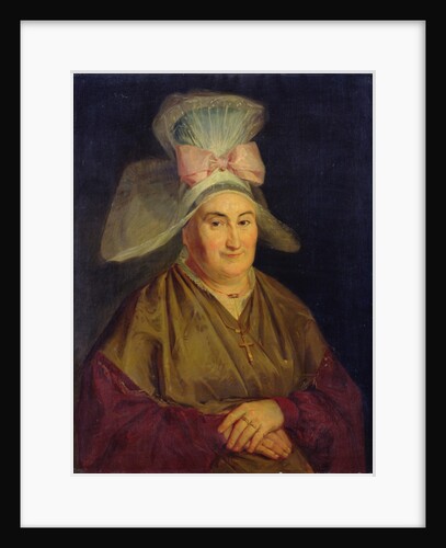 Portrait of a Woman with a Normandy Bonnet by French School
