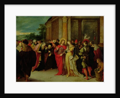 Christ and the Woman Taken in Adultery by Frans II the Younger Francken