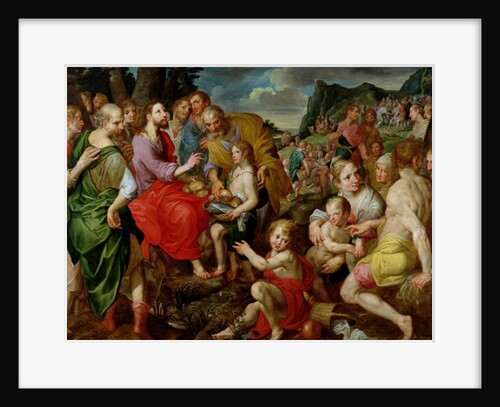 The Feeding of the Five Thousand by Ambrosius the Elder Francken