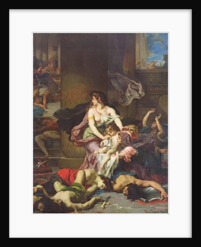 Joash Saved from the Massacre of the Royal Family, 1867 by Henri Leopold Levy