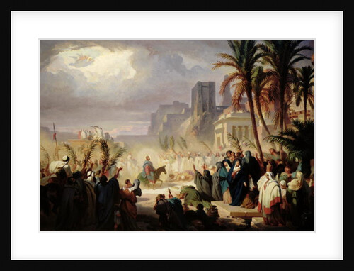The Entry of Christ into Jerusalem by Louis Felix Leullier