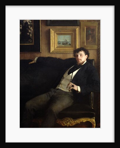 Portrait of Ernest Duez 1876 by Paul Mathey