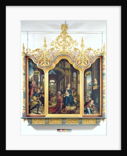 Triptych of the Adoration of the Infant Christ, 1529 by Jean the Elder Bellegambe
