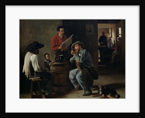 Interior of a Tavern, 1859 by Francois Bonvin