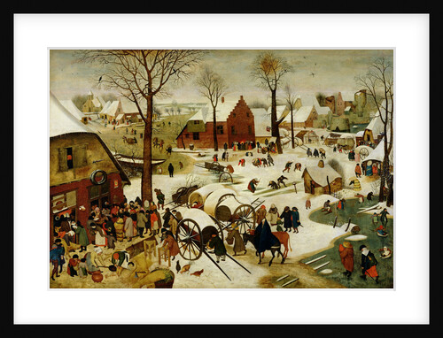 The Census at Bethlehem 16th century by Pieter The Elder Brueghel