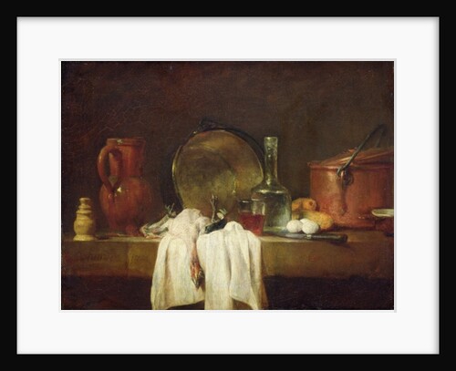 The Kitchen Table by Jean-Baptiste Simeon Chardin