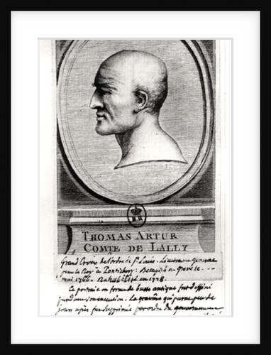 Thomas Arthur Comte de Lally, c.1766 by French School