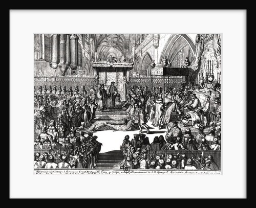 The Coronation of King George I at Westminster Abbey, 31st October 1714 by Anonymous