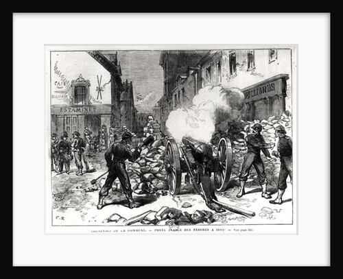 The Paris Commune: A Barricade at Issy, May 2nd 1871 by French School