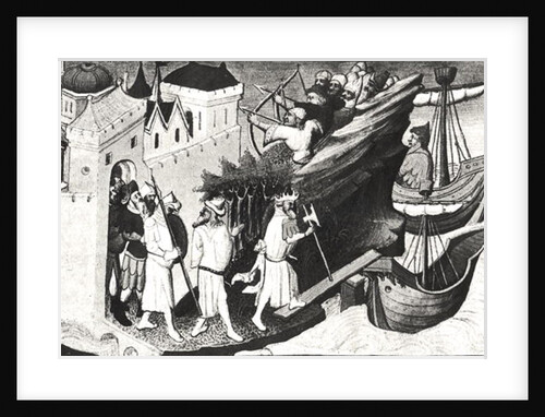 The Great Khan's soldiers take the island of Sypangu, c.1410-12 by Boucicaut Master