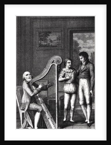 Illustration from 'Wilhelm Meister's Apprenticeship' by Johann Wolfgang Goethe 1802 by German School