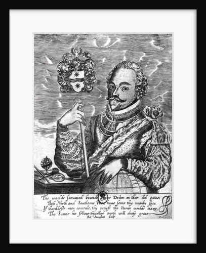 Portrait of Sir Francis Drake by Robert Vaughan