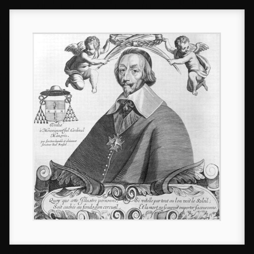 Portrait of Cardinal de Richelieu by Paul Roussel