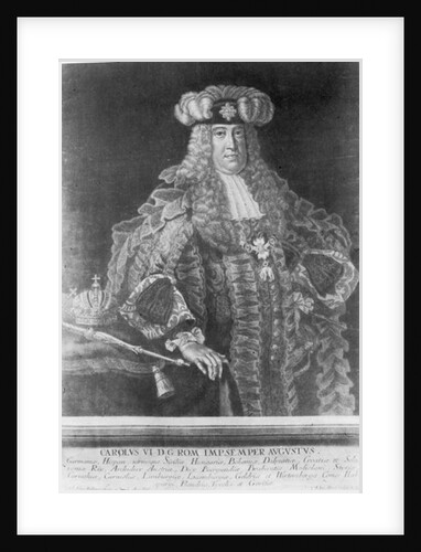 Charles VI, Holy Roman Emperor by Johann Elias Ridinger or Riedinger
