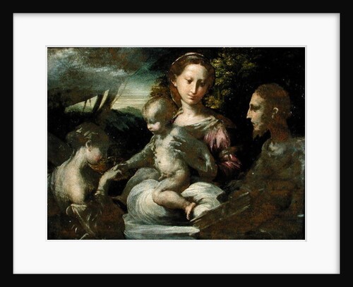 Study for The Mystic Marriage of St. Catherine, c.1527 by Parmigianino