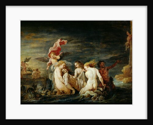 Hero and Leander: Leander Found by the Nereids, copy of a painting by Domenico Feti, 1650-56 by David the Younger Teniers