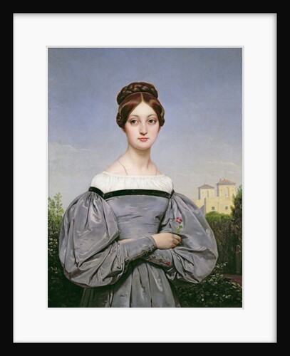 Portrait of Louise Vernet Daughter of the Artist by Emile Jean Horace Vernet