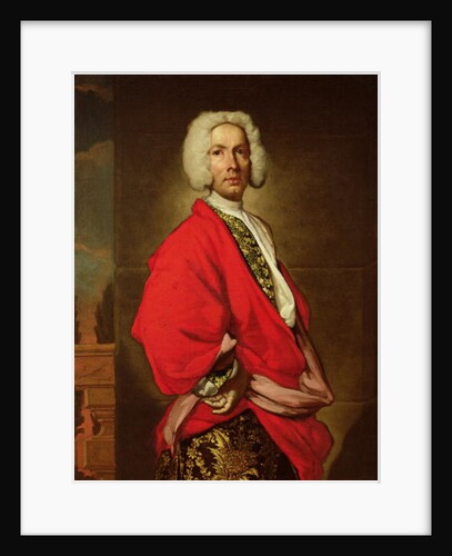 Portrait of a man, formerly identified as Count Galeatius Secco Suardo, c.1710-20 by Giuseppe Ghislandi