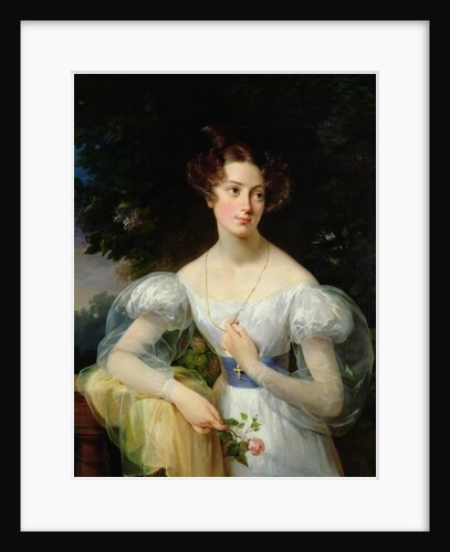 Portrait of Hortense Ballu, future Madame Alphonse Jacob-Desmalter, c.1832-37 by Antoinette Cecile Hortense Lescot Haudebourt